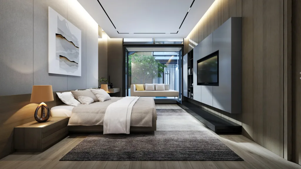 Thi công nội thất phòng ngủ theo phong cách hiện đại | Vietanhkhoa
